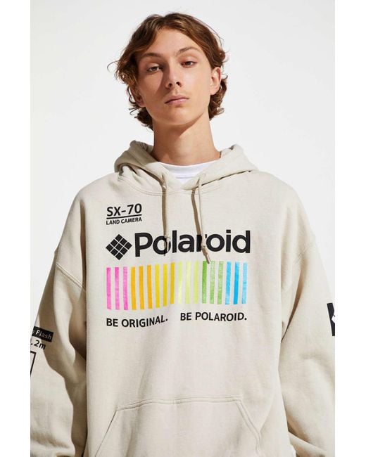 Polaroid shop hoodie white