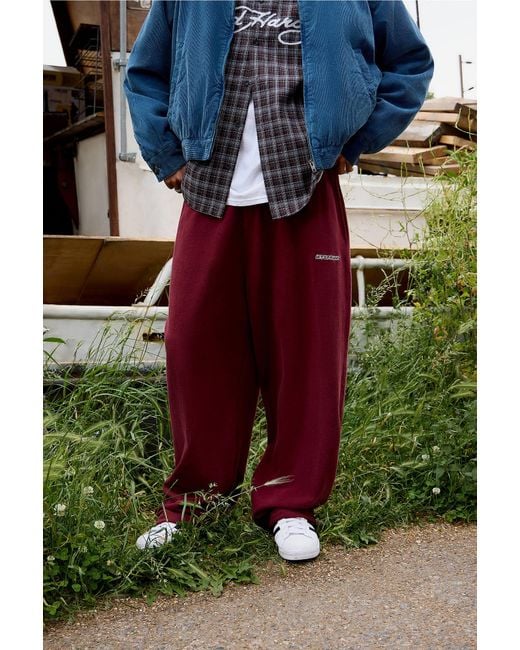 iets frans Red Harri Baggy Joggers for men