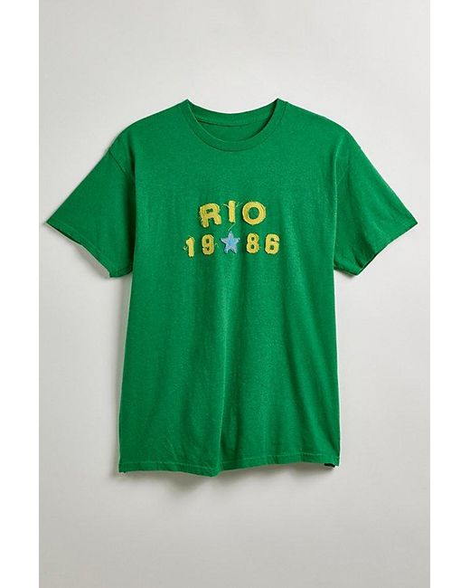Urban Outfitters Green Retro City Tee for men