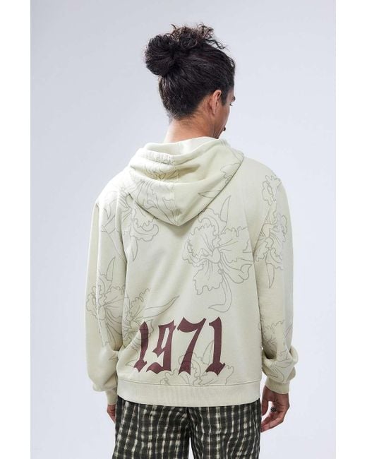 Ed Hardy Natural Uo Exclusive Zip-through Hoodie for men