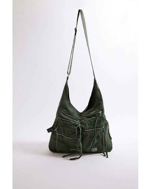 Urban Outfitters Green Uo Utility Slouchy Crossbody Bag
