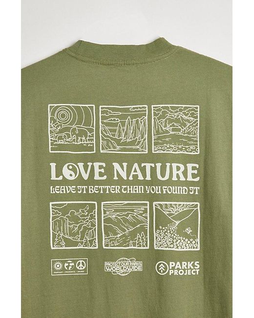 Parks Project Green Love Nature Tee for men