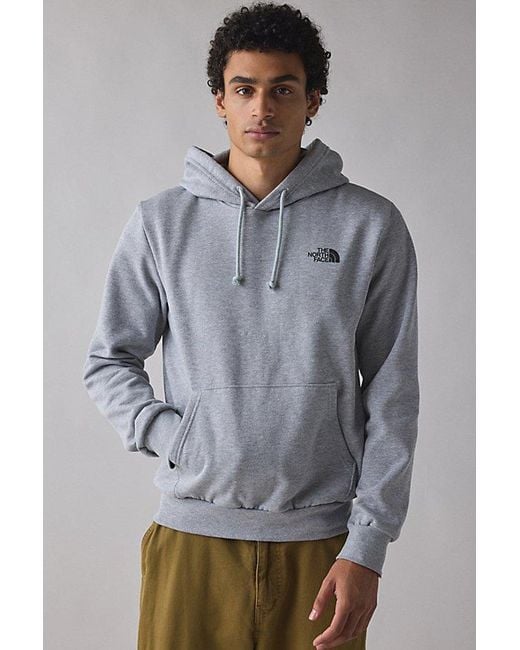 The North Face Gray Evolution Sketch Tent Graphic Hoodie Sweatshirt for men