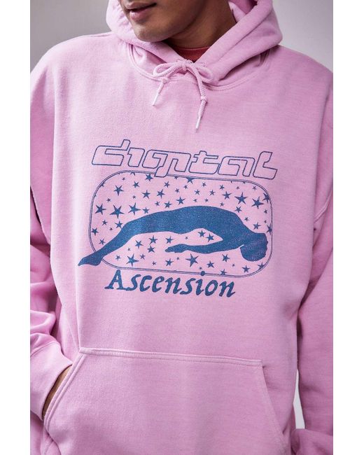 Urban Outfitters Uo Pink Ascension Hoodie for men
