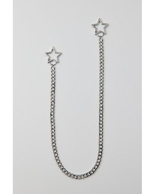 Urban Outfitters Green Star Clasp Wallet Chain for men