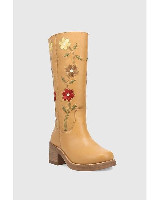 Dingo Multicolor Bloom Embroidered Leather Boot