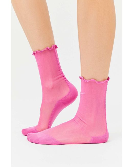 frilly nike socks