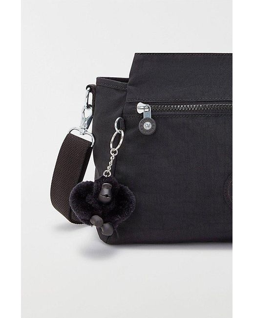 Kipling Black Elysia Nylon Shoulder Bag