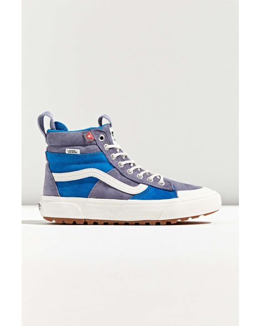 sky blue high top vans