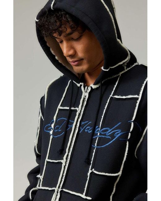 Patchwork hoodie mens hotsell