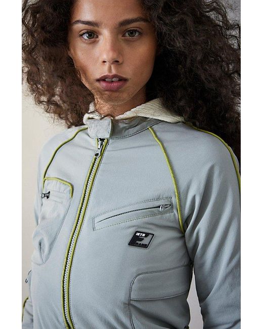 iets frans Gray Iets Frans. Cropped Tech Jacket