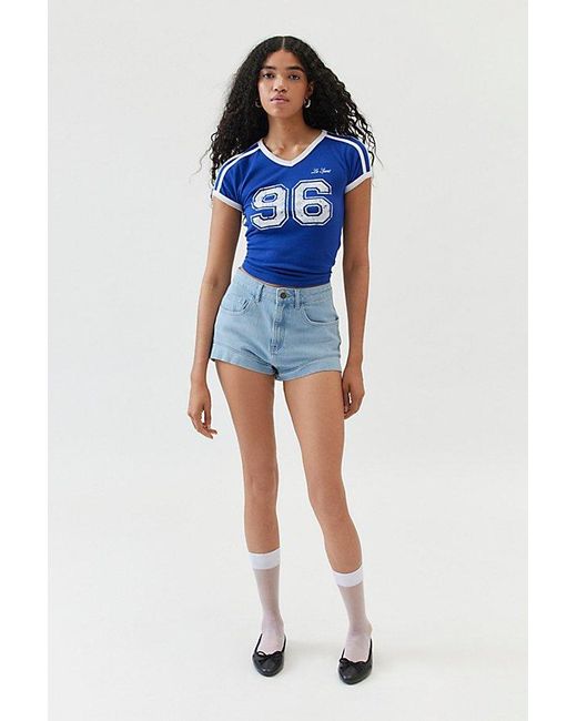Urban Outfitters Blue Le Sport Baby Tee