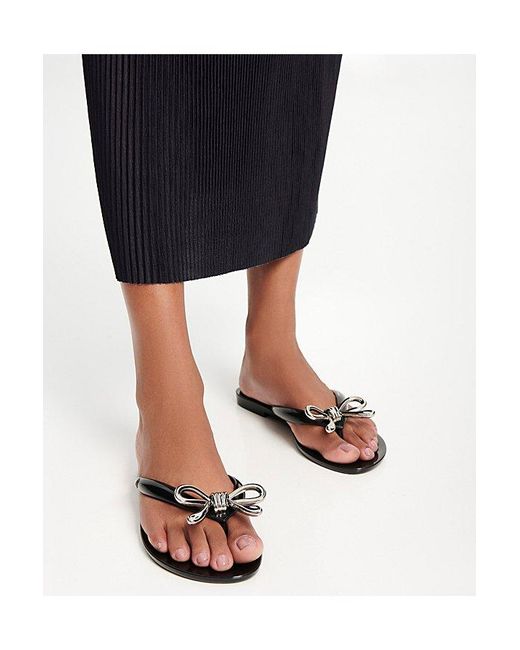 Melissa White Harmonic Iris Bow Jelly Sandals