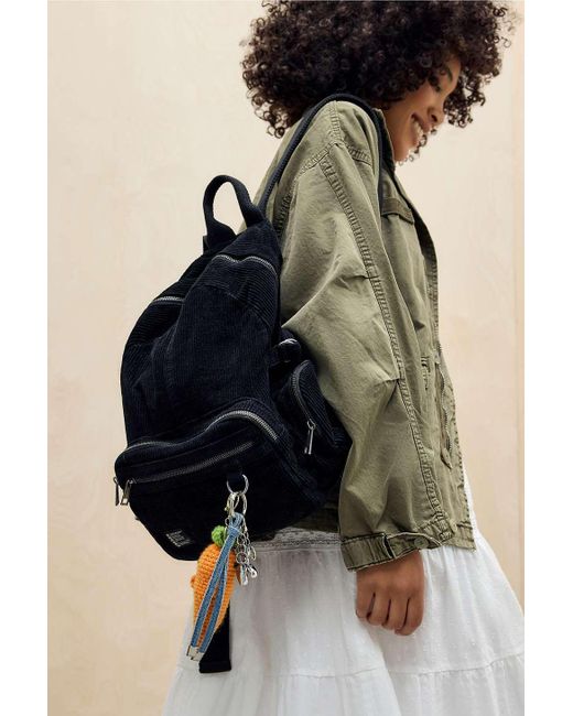 BDG Black Corduroy Backpack