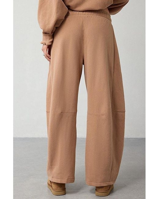 Out From Under Natural Essential Barrel Leg Full Length Sweatpant