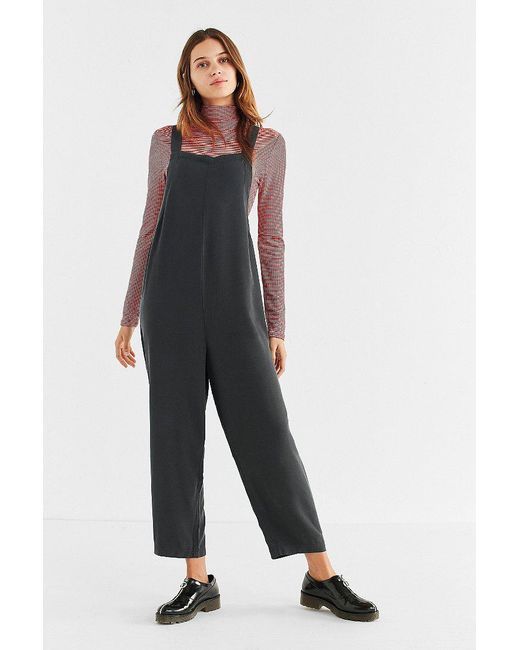 Urban Outfitters Black Uo Tania Shapeless Overall