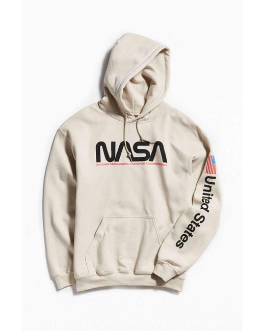 Urban Outfitters Natural Nasa Hoodie Sweatshirt for men