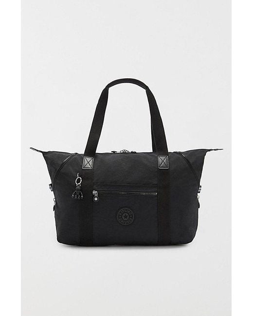 Kipling Red Art Heritage Nylon Medium Tote Bag