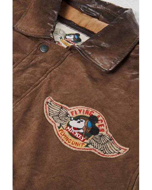 Mickey leather jacket hotsell