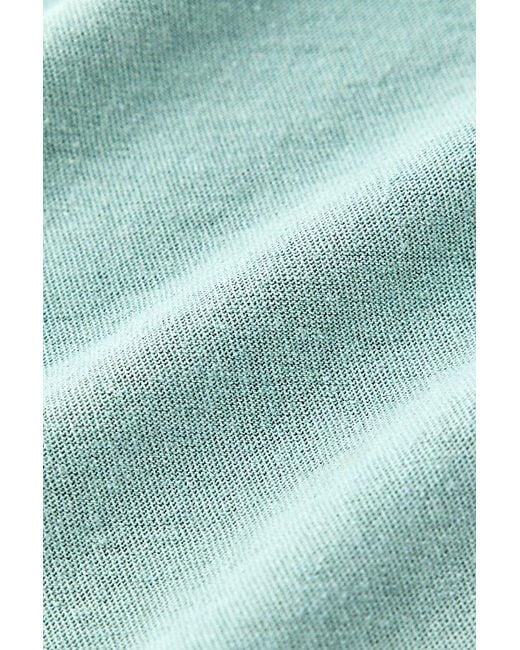 BDG Blue Short Sleeve Solid Spill The Tee