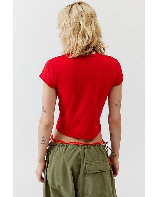 Urban Outfitters Red Rodeo Beach Graphic Tee