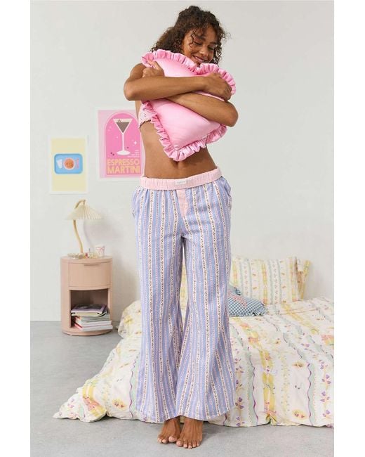 Out From Under Purple Avril Boxer Pants