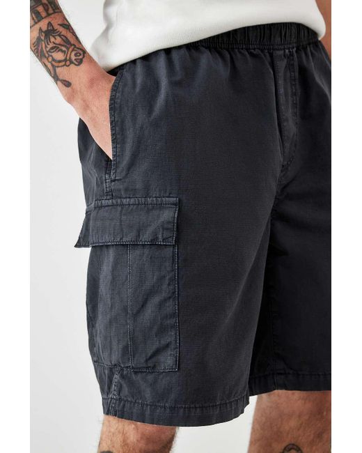 BDG Black Ripstop Cargo Shorts for men
