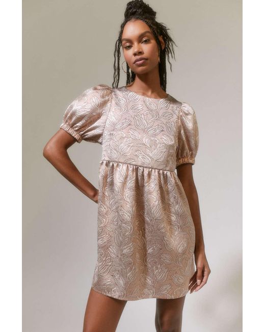 urban renewal remnants checkered babydoll dress