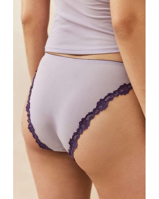 Out From Under Natural Je T'aime Cheeky Lace Knickers