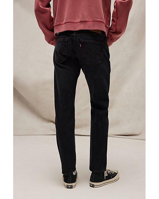 Levi's Black Selvedge 501 Slim Fit Jean for men