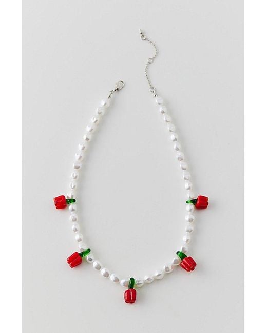 Urban Outfitters Black Pearl & Pepper Necklace