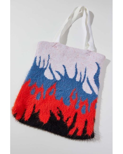 Urban Outfitters Red Ellie Icon Knit Tote