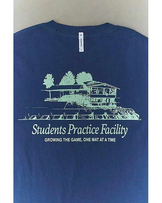Students Golf Blue Students Practice Facility Graphic Tee for men