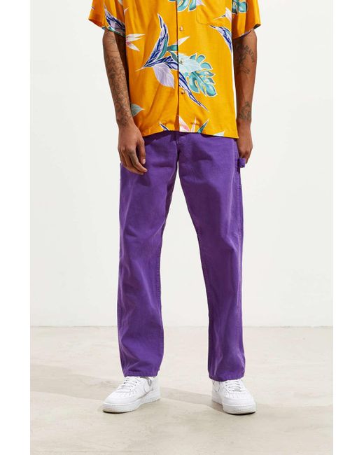 Stan Ray Purple Overdyed Painter Pant for men