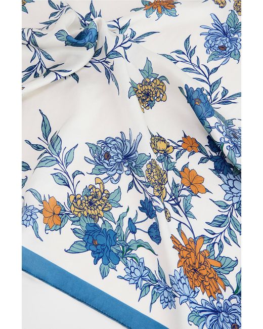 Urban Outfitters Blue Uo Floral Headscarf for men