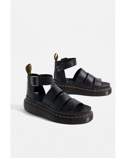 Dr. Martens Clarissa Ii Quad Platform Sandals in Black Lyst UK