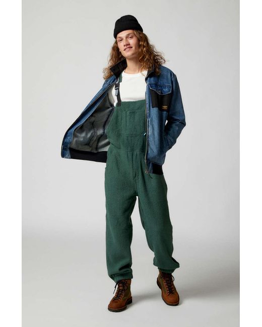 Kavu Green Felted Falls Overall In Olive,at Urban Outfitters for men