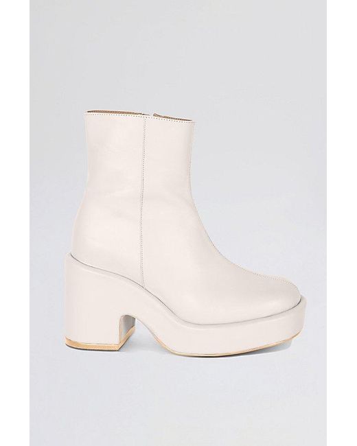 INTENTIONALLY ______ Natural Maria Platform Ankle Boot