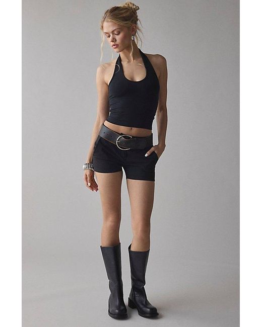 Vintage & ReMADE by UO Black Remade By Uo Trouser Micro Short Pant