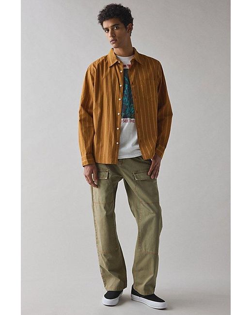 Urban Outfitters Brown Uo The Baggy Dress Shirt for men