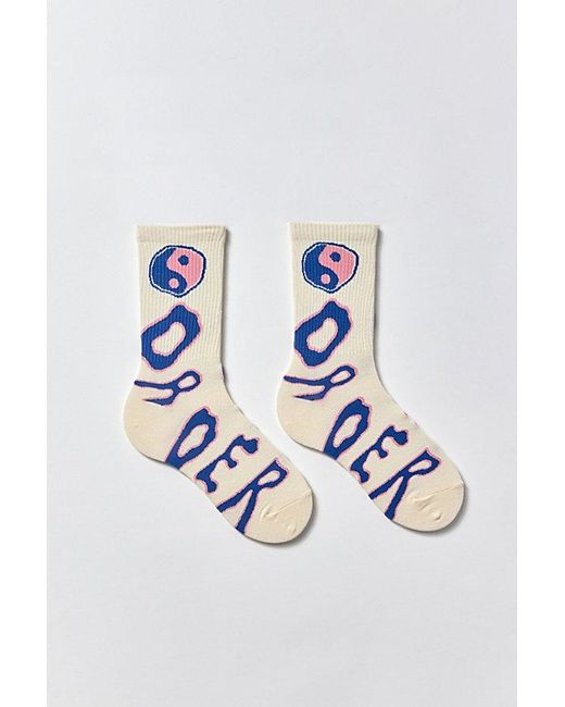 Urban Outfitters Blue Order & Chaos Crew Sock for men