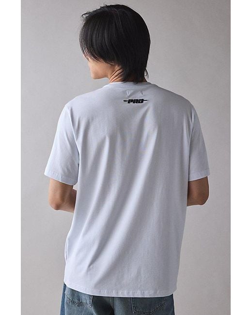 Pro Standard Gray Mlb New York Mets Team Logo Tee for men