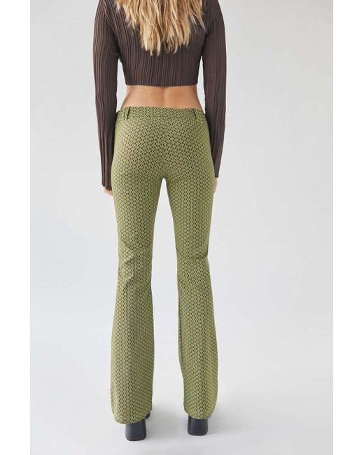 Eva printed hotsell flared trousers