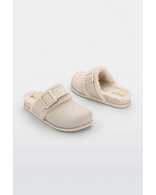 Melissa White Cozy Warm Clog
