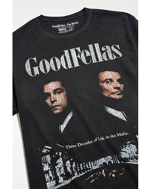 Urban Outfitters Black Goodfellas Tee for men