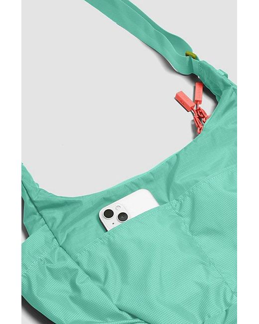 BABOON TO THE MOON Blue Crescent Crossbody Bag