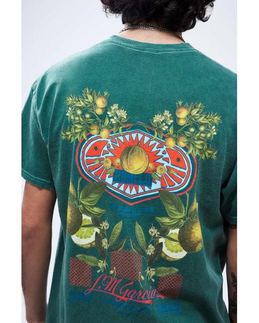 Urban Outfitters Uo Green Pomelo T-shirt