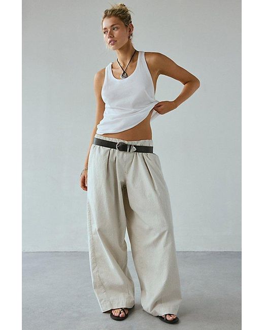 BDG Gray Bobbi Baggy Pull-On Pant