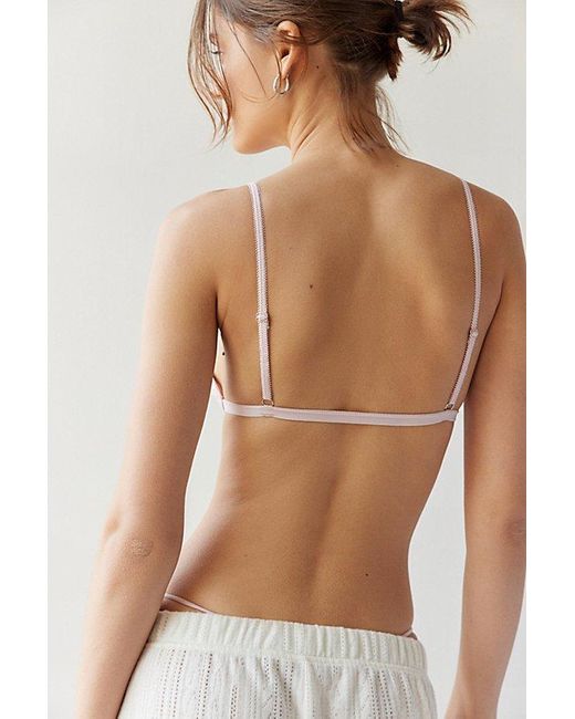 Out From Under Brown Miranda Pointelle Bralette