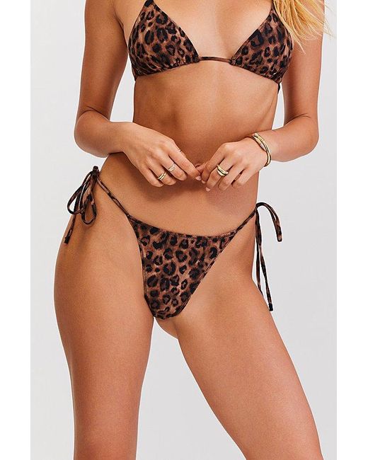 Sunkissed Brown Le Triangle String Bikini Bottom